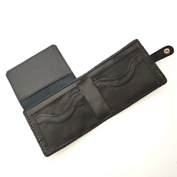 Cartera billetero de piel negro