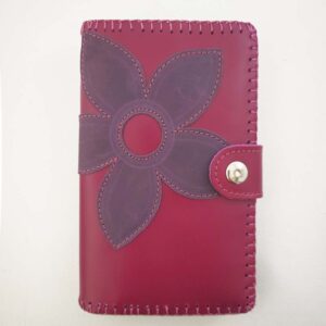 Cartera billetero de señora color magenta