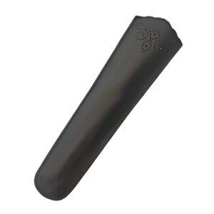 Funda abanico piel negra
