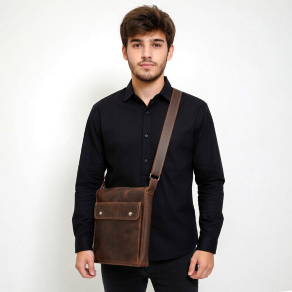 Bolso unisex de piel