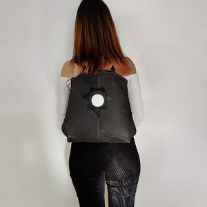 mochila cuero