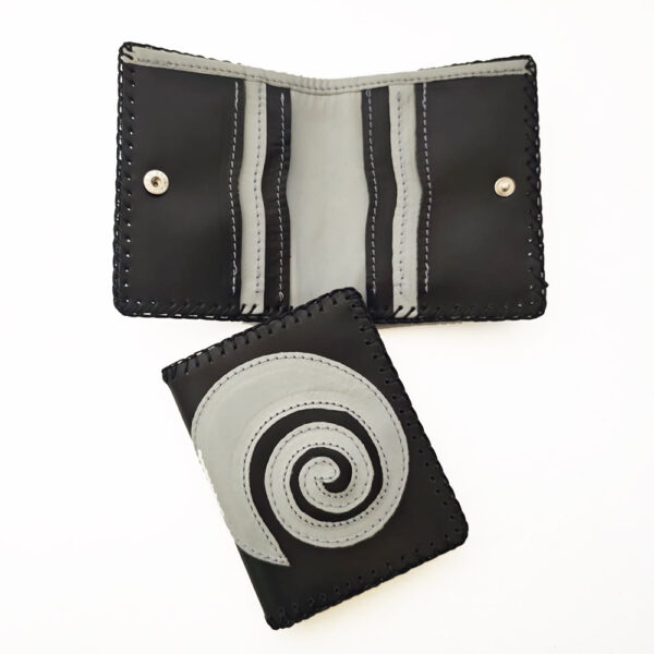 Cartera billetero de piel negro