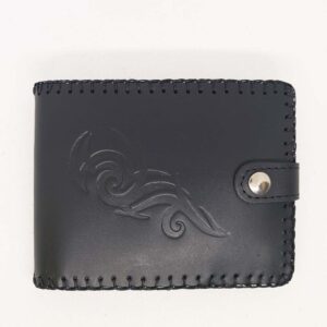 Cartera billetero de piel negro