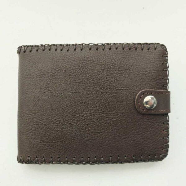 Cartera billetero de piel marrón