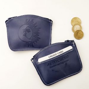 monedero eclipse azul