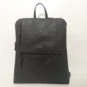 Mochila de cuero xl negro