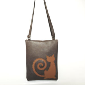 Bolso de piel marrón