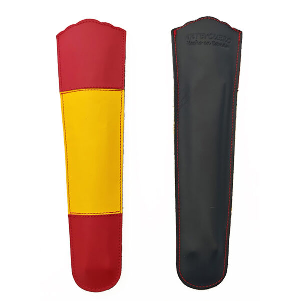 Funda abanico de piel bandera España