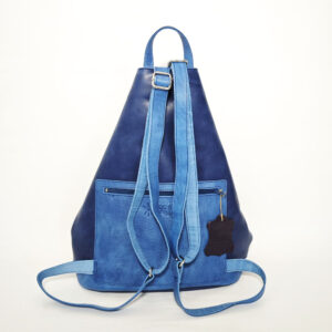 Mochila bolso antirrobo azul