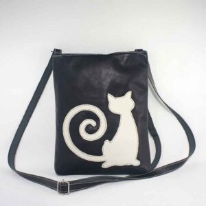 bolso piel negro
