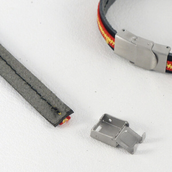 pulsera bandera España de cuero