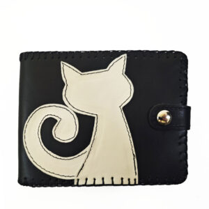 Cartera billetero de piel negro