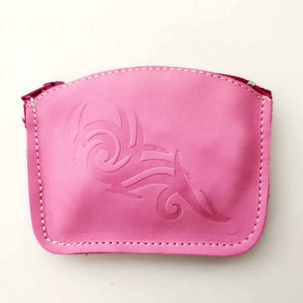 monedero tribal rosa
