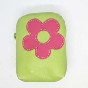 Pitillera de piel pistacho