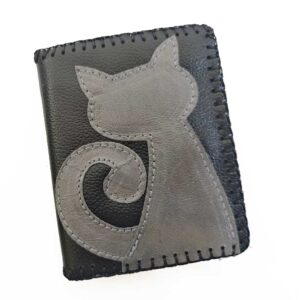 Cartera billetero de piel negro