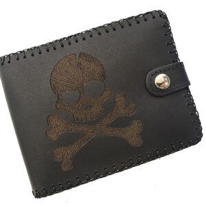 Cartera billetero de piel negro