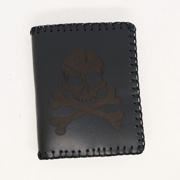 Cartera billetero de piel negro