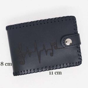 Cartera billetero de piel negro