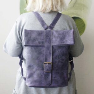 mochila petate morada
