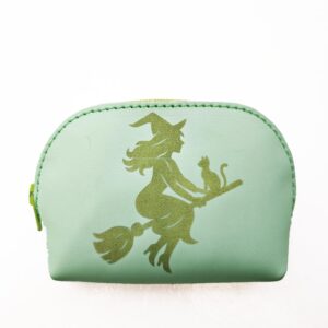 Monedero de piel verde claro