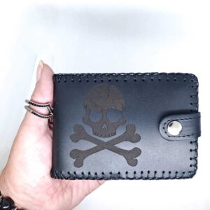 Cartera billetero de piel negro