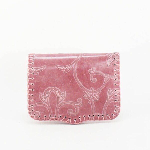 Cartera de piel la vie en rose