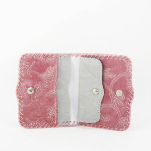 Cartera de piel la vie en rose