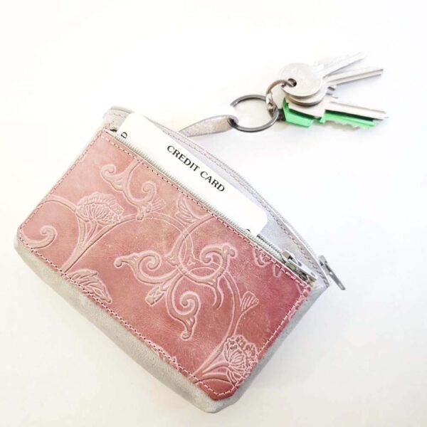 Monedero de señora de piel la vie en rose