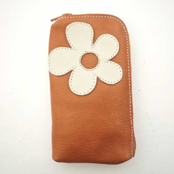 Funda multiusos de piel naranja