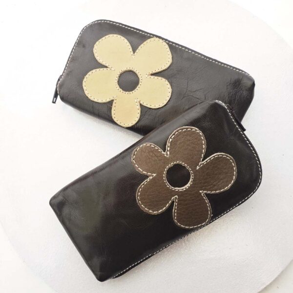 Funda de piel marrón