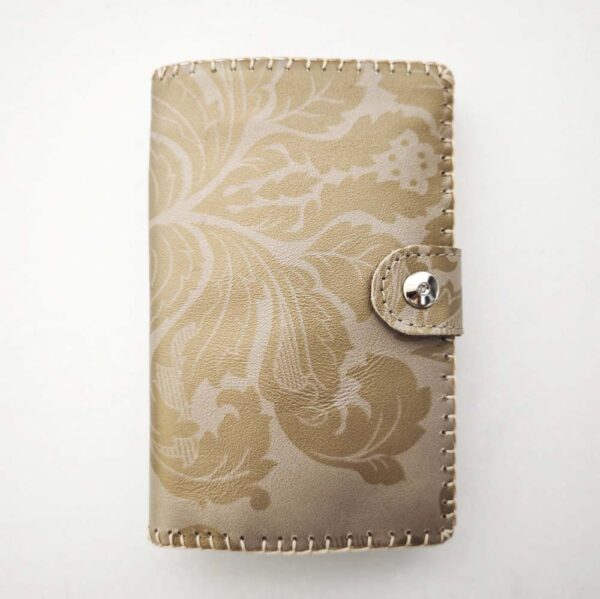 Cartera billetera de piel Damasco