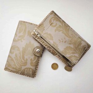 Cartera billetera de piel Damasco