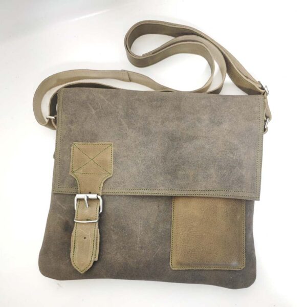 Bolso unisex serraje