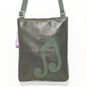 Bolso de piel verde