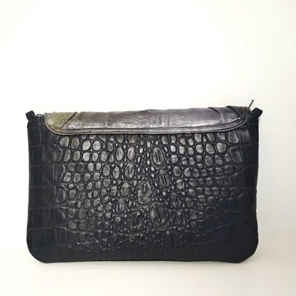Bolso único de mano en piel