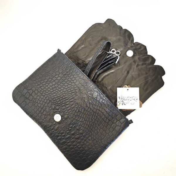 Bolso único de mano en piel