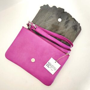 Bolso único de mano en piel