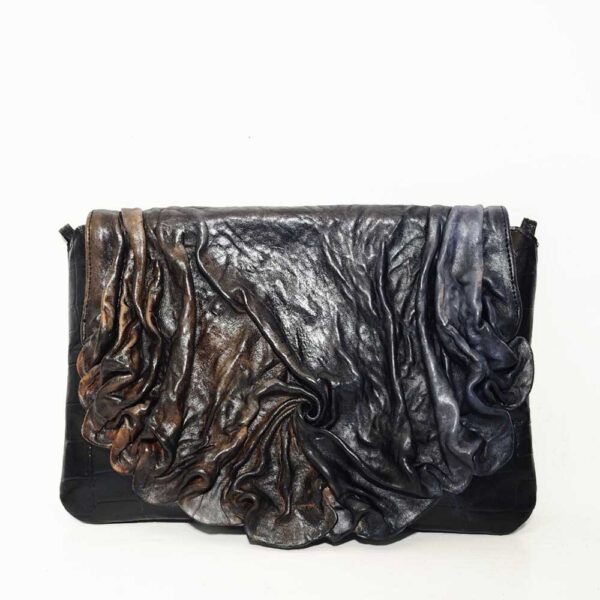 Bolso único de mano en piel
