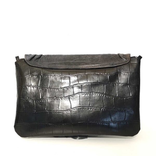 Bolso único de mano en piel
