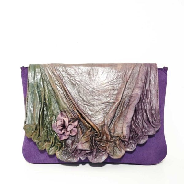 Bolso único de mano en piel