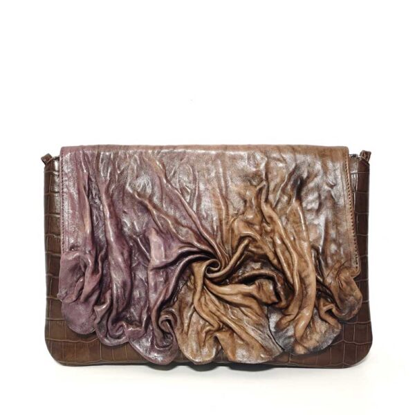 Bolso único de mano en piel