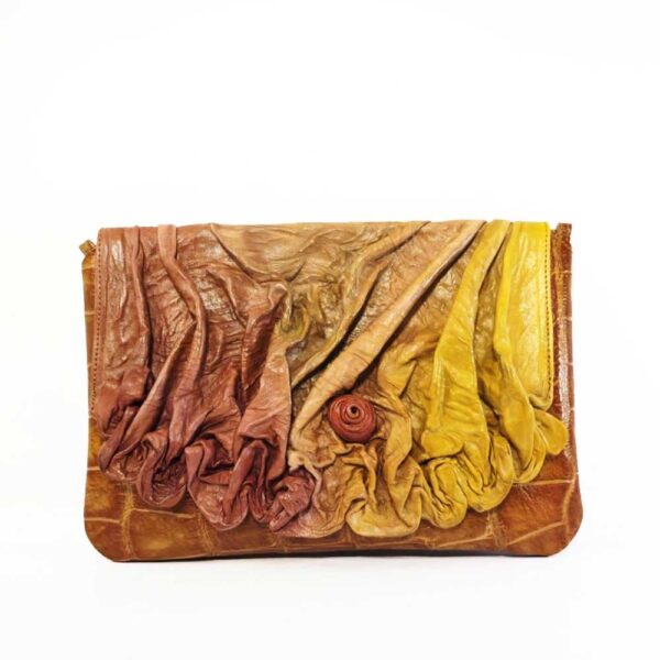 Bolso único de mano en piel