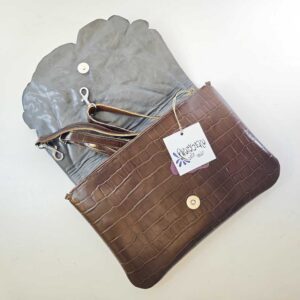 Bolso único de mano en piel