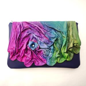 Bolso de mano de piel único