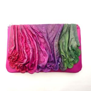 Bolso de mano de piel único