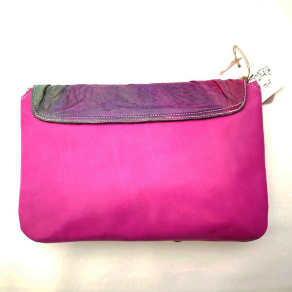 Bolso de mano de piel único