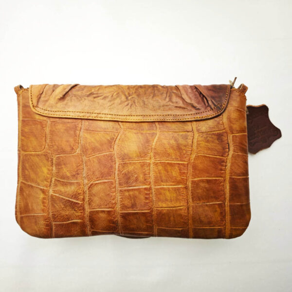 Bolso de mano de piel único