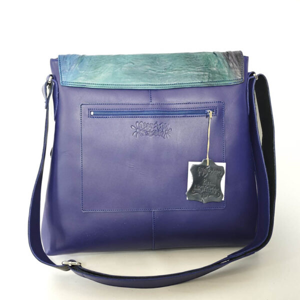 Bolso de mano de piel único