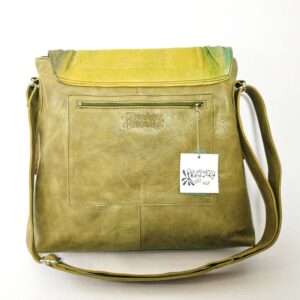 Bolso de mano de piel único