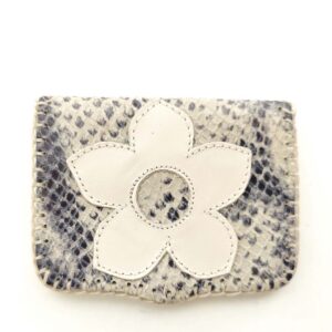 Cartera de piel serpent